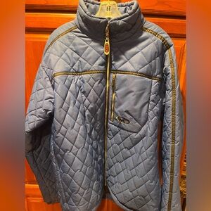 Marker Quilted Blue Jacket Women’s Size Large